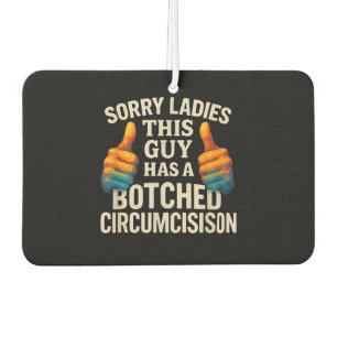 This Guy Botched Funny Cringe Air Freshener