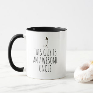 This Guy Is An Awesome Uncle Funny Pointer Arrow Mug