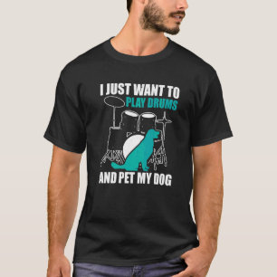 This Guy Is The Last Untattooed Drummer Drum Set M T-Shirt