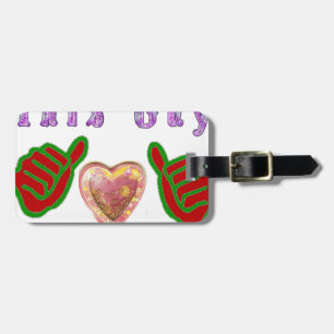This Guy Loves Big Gift Art Print Luggage Tag