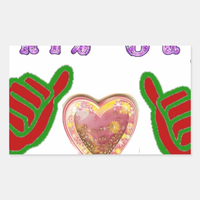 This Guy Loves Big Gift Art Print Sticker (Front)