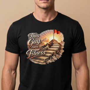 This Guy Loves Fitness T-Shirt