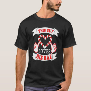 This Guy Loves His Bae Girlfriend Valentine's Day T-Shirt