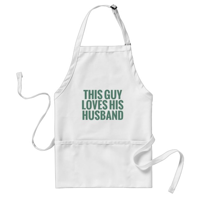 This Guy Loves His Husband Standard Apron (Front)