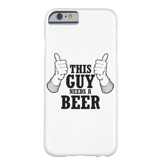 This Guy needs a beer - Holiday Humour Case-Mate iPhone Case (Back)