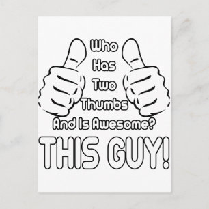 This Guy Postcard