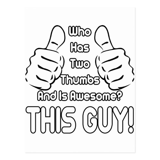 This Guy Postcard