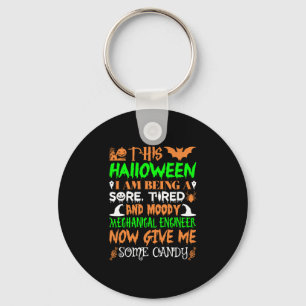 This Halloween Being Mechanical Engineer Candy Keychain
