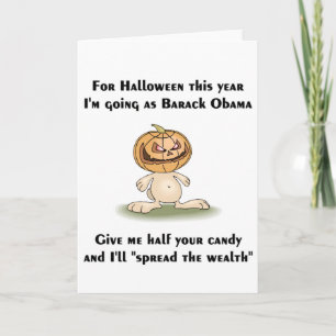 This Halloween I'm going as Barack Obama Card
