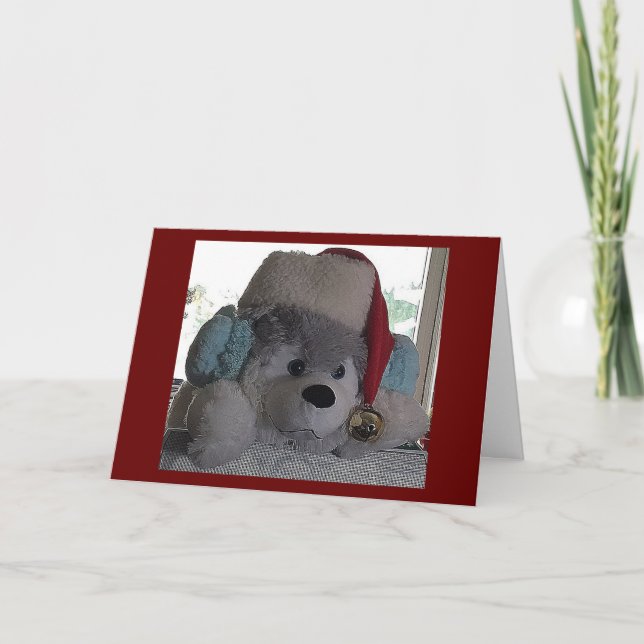 THIS HAPPY PUP SAYS **SPECIAL CHRISTMAS** HOLIDAY CARD (Front)