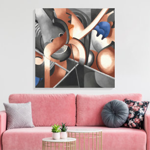 This Has to Do with Me Francis Picabia Canvas Print
