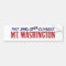 this hiker climbed mt washington bumper sticker