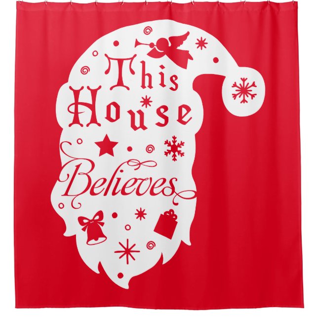 This House Believes Santa Silhouette (Front)
