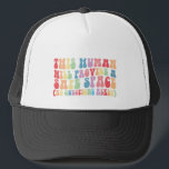 This Human Will Provide A Safe Space Gay LGBTQ Trucker Hat<br><div class="desc">This Human Will Provide A Safe Space No Questions Asked</div>