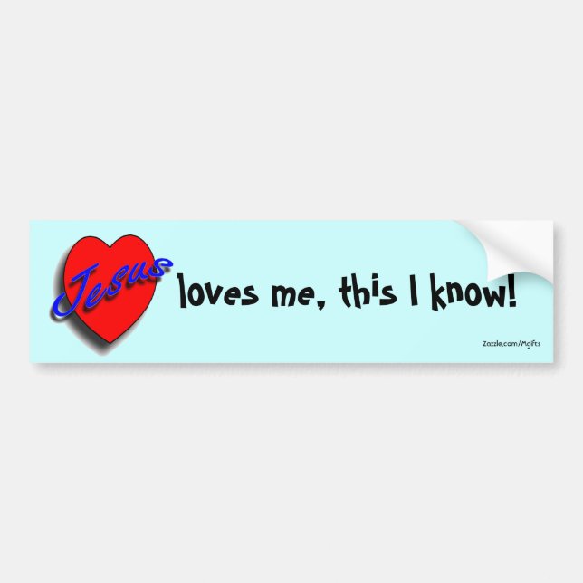 This I Know Bumper Sticker (Front)