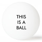 THIS IS A BALL - State the Obvious