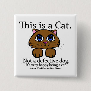 This is a Cat 2 Inch Square Button