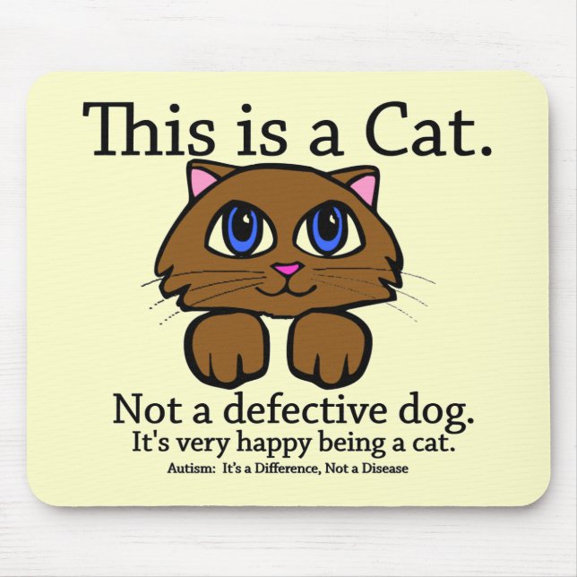 This is a Cat Mousepad (Front)