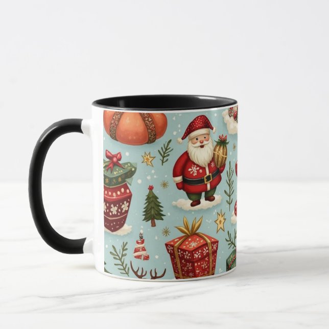 This is a Christmas mugs  (Left)
