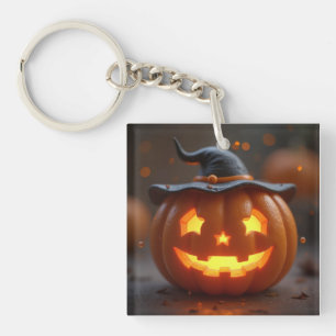 This is a cute and unique design featuring a witch keychain