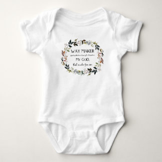 This is a Gospel T shirts, Incrueding "WAY MAKER M Baby Bodysuit