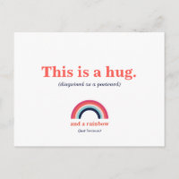 This is a hug modern rainbow