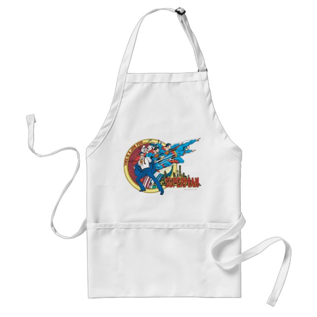 This is a job for... Superman Standard Apron (Front)