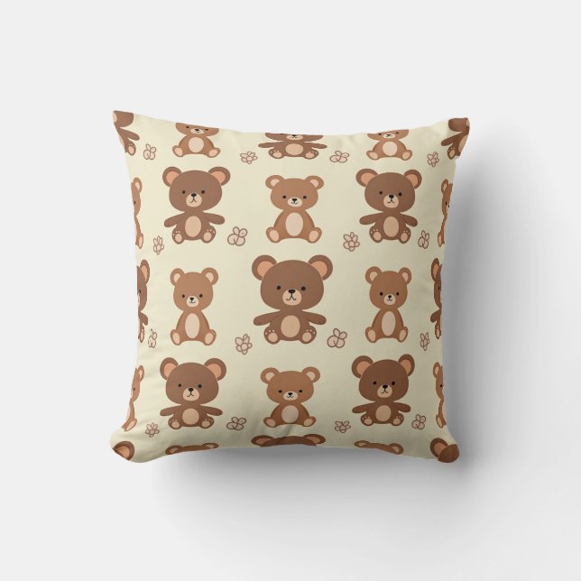 This is a pillow cushion for bear. (Front)