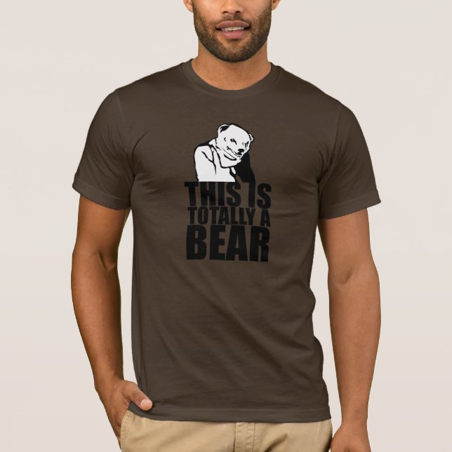 This is a Real Bear T-Shirt (Front)