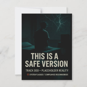 This Is a Safe Version - Track 000 Placeholder Postcard
