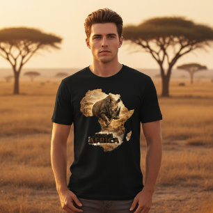 This Is Africa Rhino   African Pride Wildlife  Tri-Blend Shirt