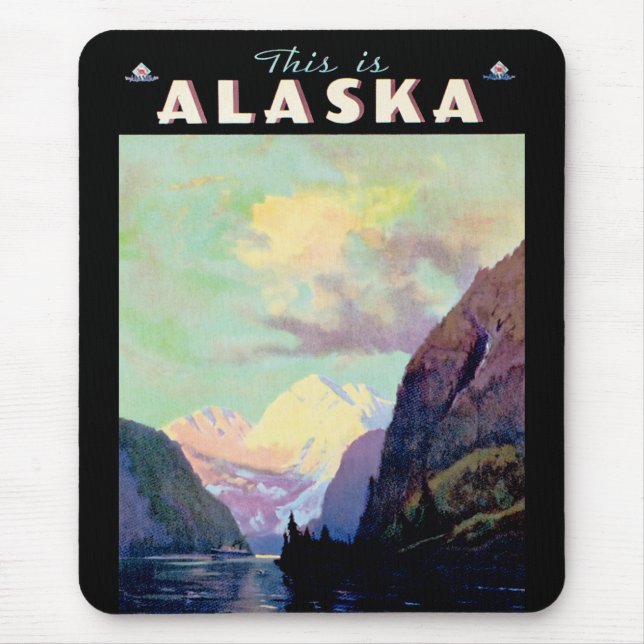 This is Alaska Mouse Pad (Front)