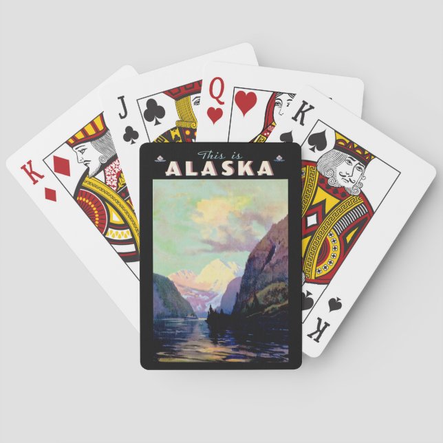 This is Alaska Playing Cards (Back)