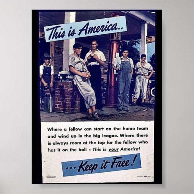This Is America Keep It Free! Poster (Front)