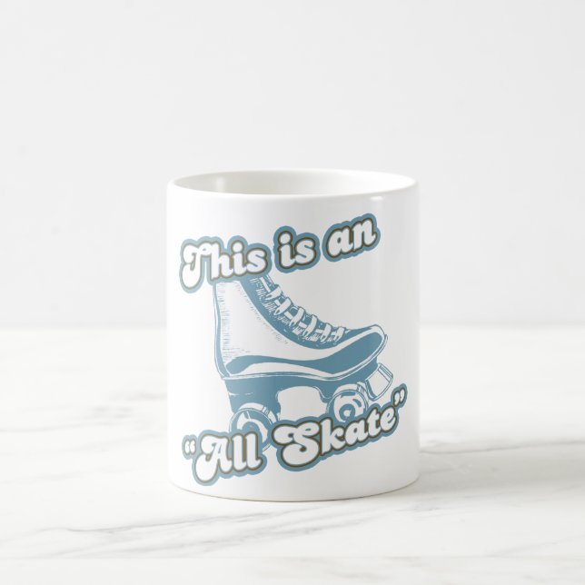 This is an All Skate Coffee Mug (Center)