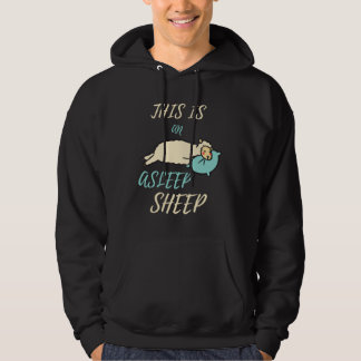 This Is An Asleep Sheep Cute Sleeping Sleep Hoodie
