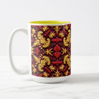 This is an embroidery pattern mugs