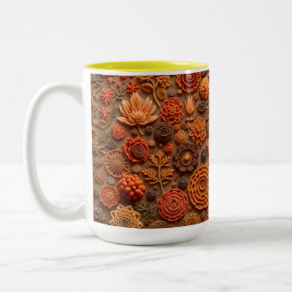 This is an embroidery pattern mugs