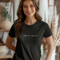 This Is Awkward Tee, Minimalist Social Anxiety