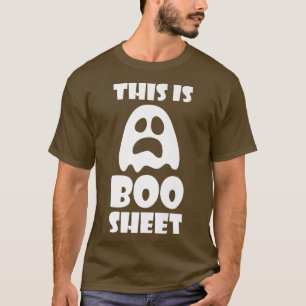 This Is Boo Sheet Cute Adorable Ghost Happy Hallow T-Shirt