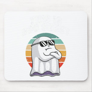 This Is Boo Sheet Fun Halloween Costume Ghost Pun Mouse Pad