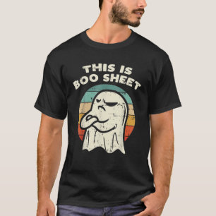 This Is Boo Sheet Funny Ghost Halloween Costume Te T-Shirt