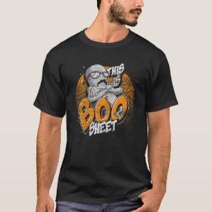 This Is Boo Sheet Funny Halloween Costume Ghost T-Shirt