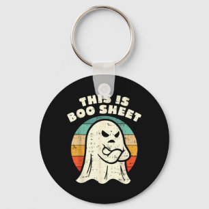 This Is Boo Sheet Funny Halloween Costume Men Keychain