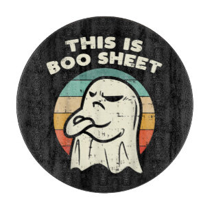 This Is Boo Sheet Ghost Cutting Board