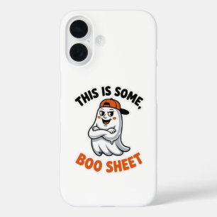 This Is Boo Sheet Ghost Groovy Halloween Costume iPhone 16 Case
