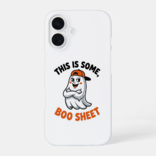 This Is Boo Sheet Ghost Groovy Halloween Costume iPhone 16 Case