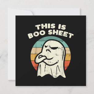 This Is Boo Sheet Ghost  Invitation