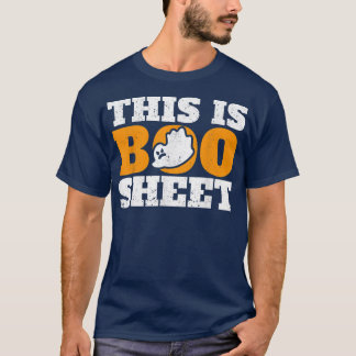 This Is Boo Sheet Ghost Lover Funny Halloween Love T-Shirt