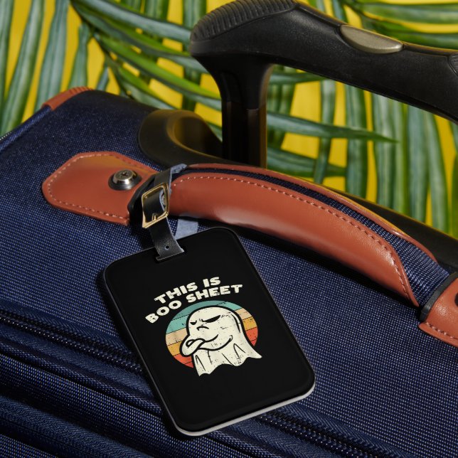 This Is Boo Sheet Ghost  Luggage Tag (Front Insitu 1)